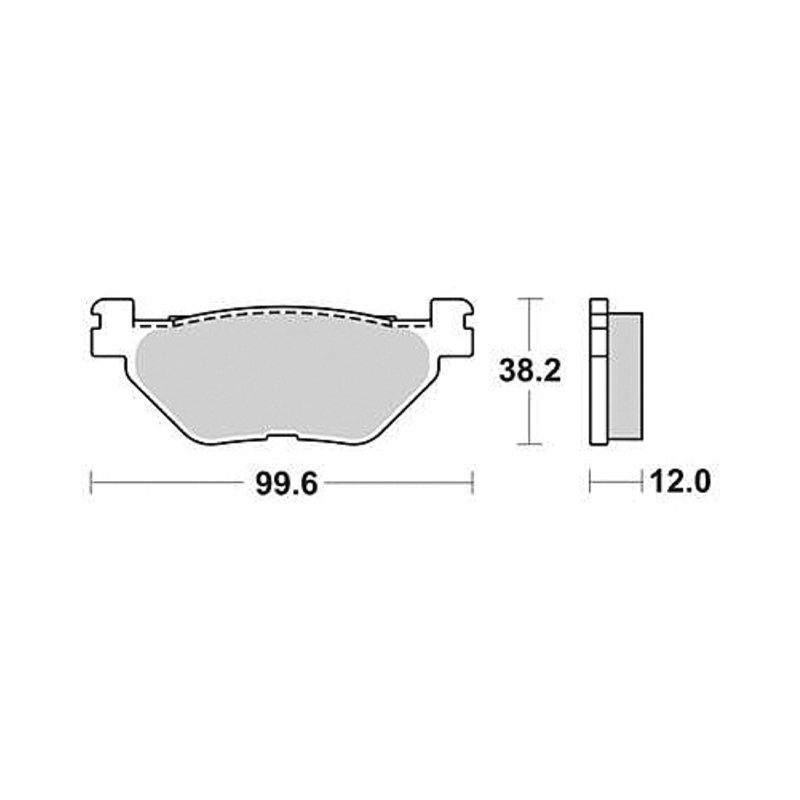 TRW Bremsbelag Trw Sinter Mcb722Srm von TRW