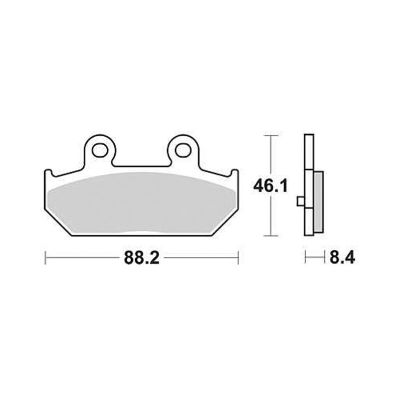 TRW Bremsbelag Trw Sinter Mcb751Srm von TRW