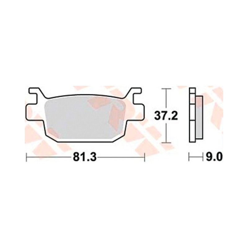 TRW Bremsbelag Trw Sinter Mcb806Srm von TRW