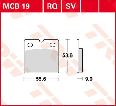 TRW Bremsbelagsatz MCB19SV Bremsbeläge,Bremsklötze,Bremssteine,Bremsbeläge & Bremsbelagsatz,Bremsklötze & Bremsbelagsatz von TRW