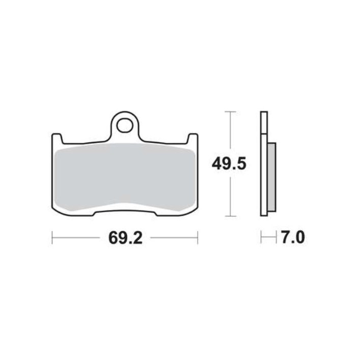 TRW Bremsbelagsatz MCB737SV Bremsbeläge,Bremsklötze,Bremssteine,Bremsbeläge & Bremsbelagsatz,Bremsklötze & Bremsbelagsatz von TRW