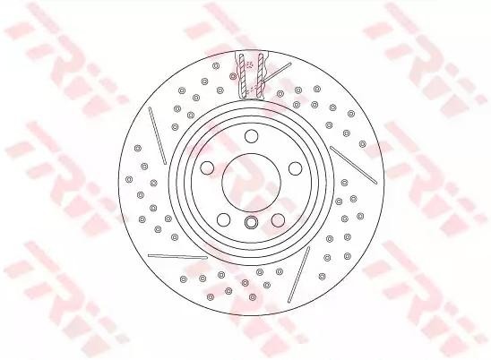 TRW Bremsscheibe BMW DF6606S 34206797598,6797598 Bremsscheiben,Scheibenbremsen von TRW