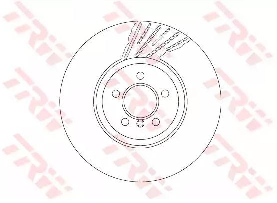 TRW Bremsscheibe BMW DF6613S 6785675,6894383,34106894383 Bremsscheiben,Scheibenbremsen 34116785675 von TRW