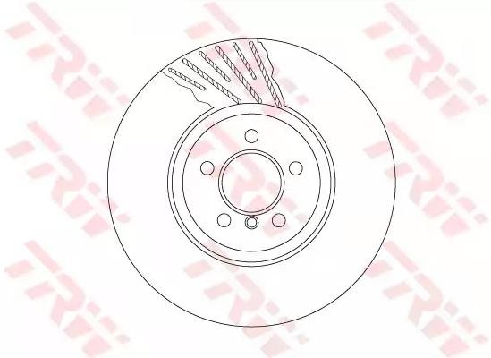 TRW Bremsscheibe BMW DF6614S 34116785676,6785676,6894384 Bremsscheiben,Scheibenbremsen 34106894384 von TRW