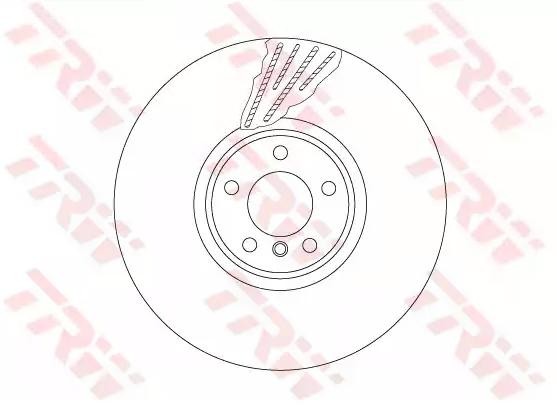 TRW Bremsscheibe BMW DF6618S 34116782067,6782067 Bremsscheiben,Scheibenbremsen von TRW