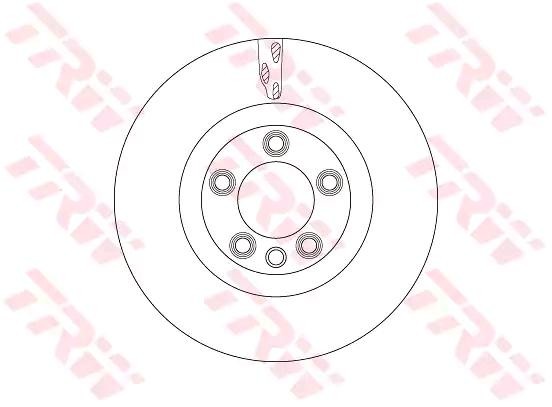 TRW Bremsscheibe VW,PORSCHE DF6772S 95535140300,7L8615301A Bremsscheiben,Scheibenbremsen von TRW