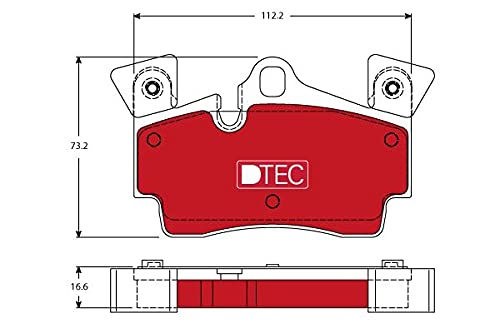 TRW GDB1652DTE Bremsbeläge von TRW