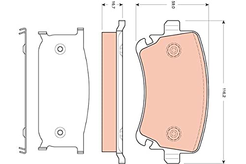 TRW GDB1661 Bremsbelag von TRW