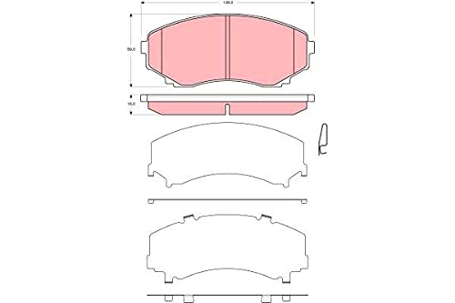 TRW GDB3326 Bremsbelag - (4-teilig) von TRW