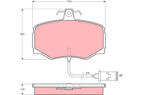 TRW GDB421 Bremsbelag - (4-teilig) von TRW