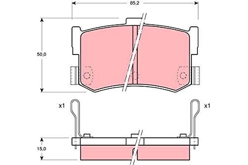 TRW GDB994 Bremsbelag - (4-teilig) von TRW