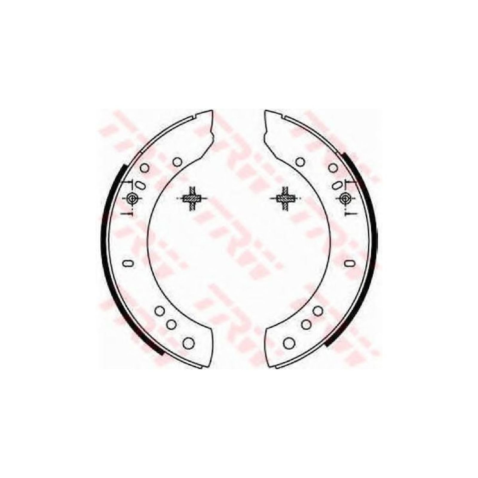 TRW GS6082 Bremsbackensatz von TRW