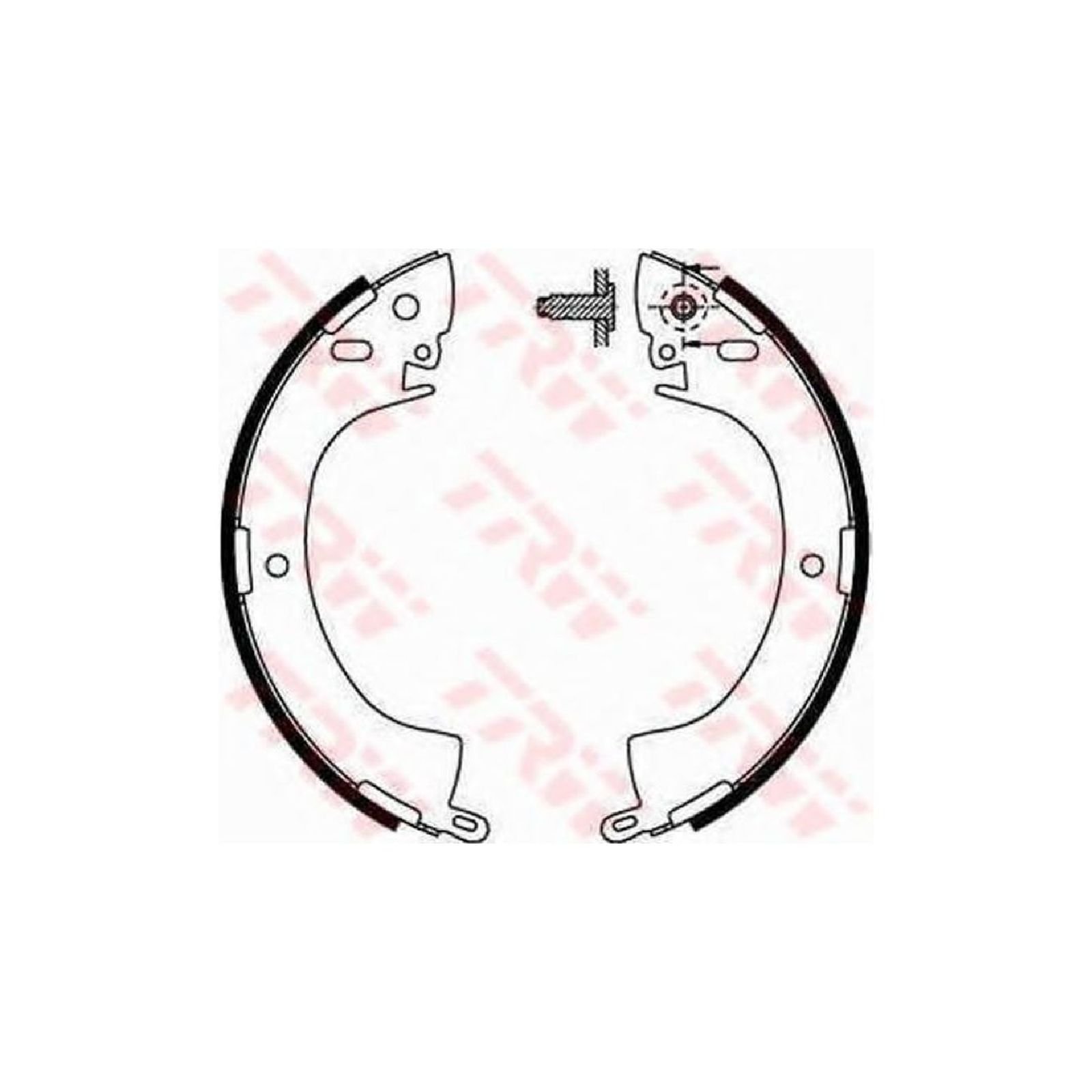 TRW GS8184 Bremsbackensatz von TRW