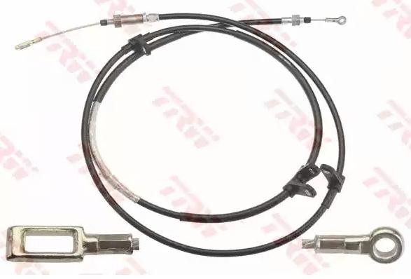 TRW Handbremsseil FIAT,PEUGEOT,CITROËN GCH707 474649,1350315080,1359248080 Bremsseil,Seilzug Feststellbremse 474628 von TRW