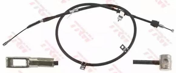 TRW Handbremsseil HYUNDAI,KIA GCH730 597702S200,597703W200 Bremsseil,Seilzug Feststellbremse von TRW