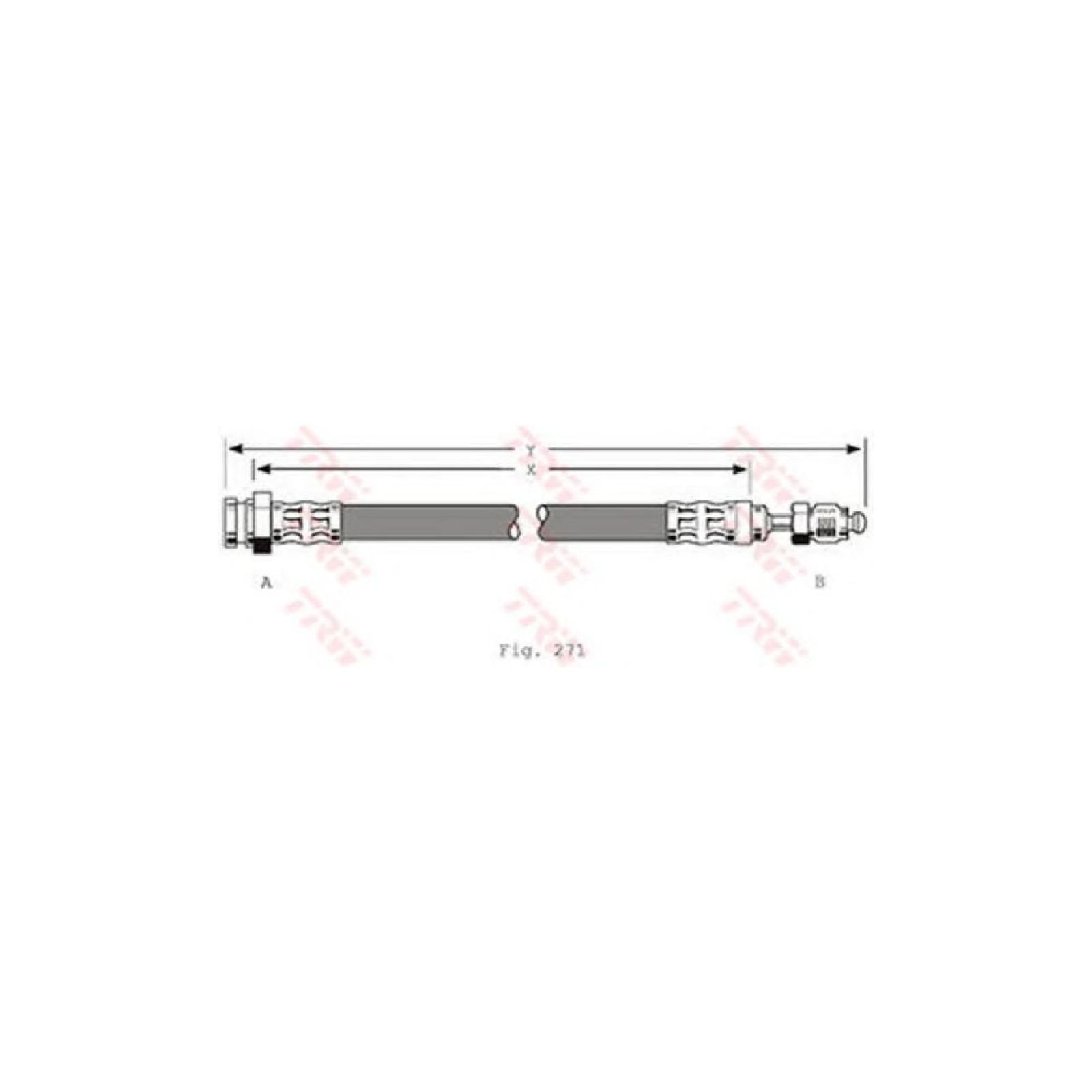 TRW PHB343 Bremsschlauch von TRW