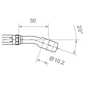 TRW Vario Anschluss In Drei Farben, MV10B20 von TRW