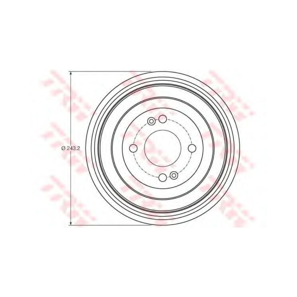 TRW db4422 Trommel Bremse von TRW