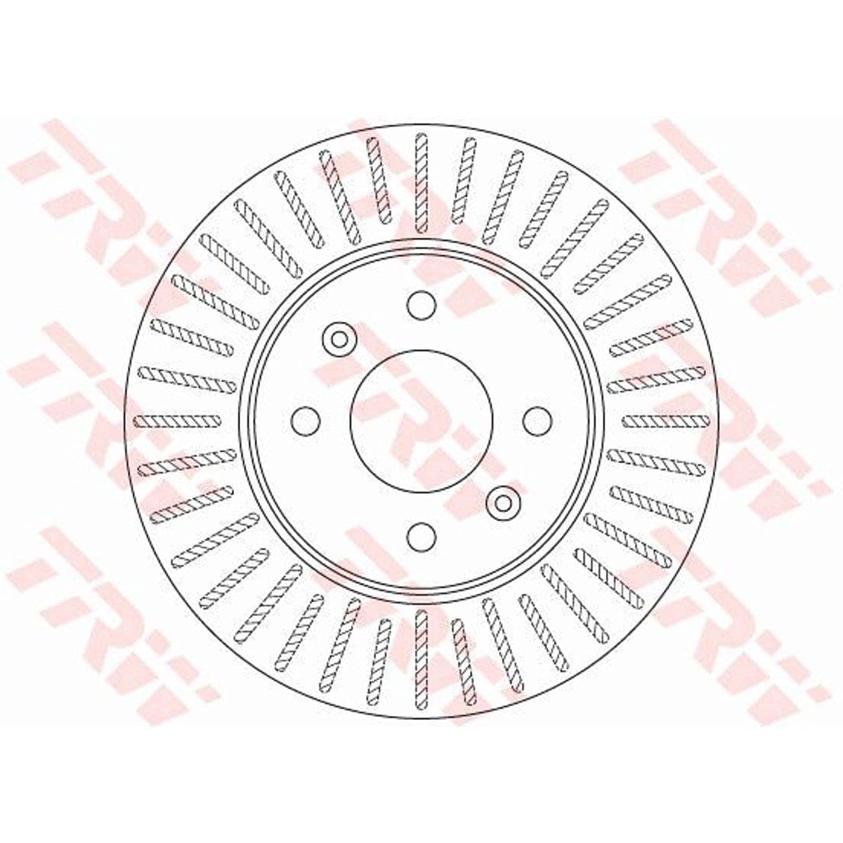 TRW df6198 Bremsscheiben-Box, 2 Stück von TRW