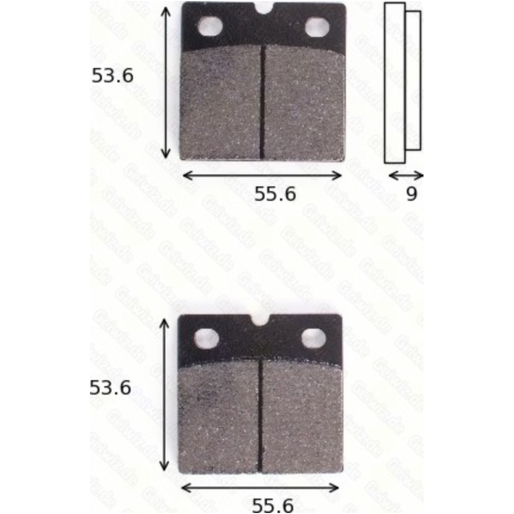 Trw 1004std bremsklötze scheibenbremsbeläge mcb 19 mit abe von TRW