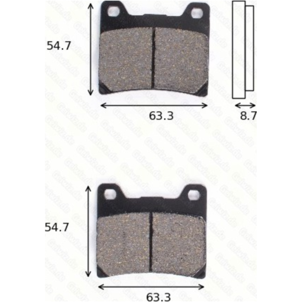 Trw 1055sh bremsklötze scheibenbremsbeläge mcb 530 sh mit abe von TRW