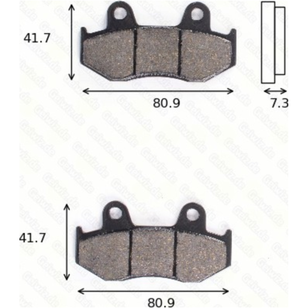 Trw 1059std bremsklötze scheibenbremsbeläge mcb 534 mit abe von TRW