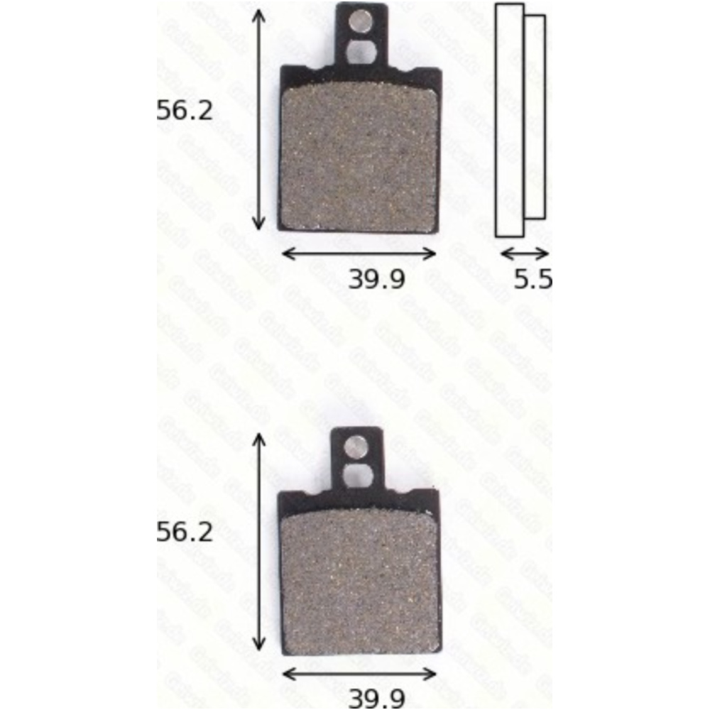 Trw 1079std bremsklötze scheibenbremsbeläge mcb 553 mit abe von TRW