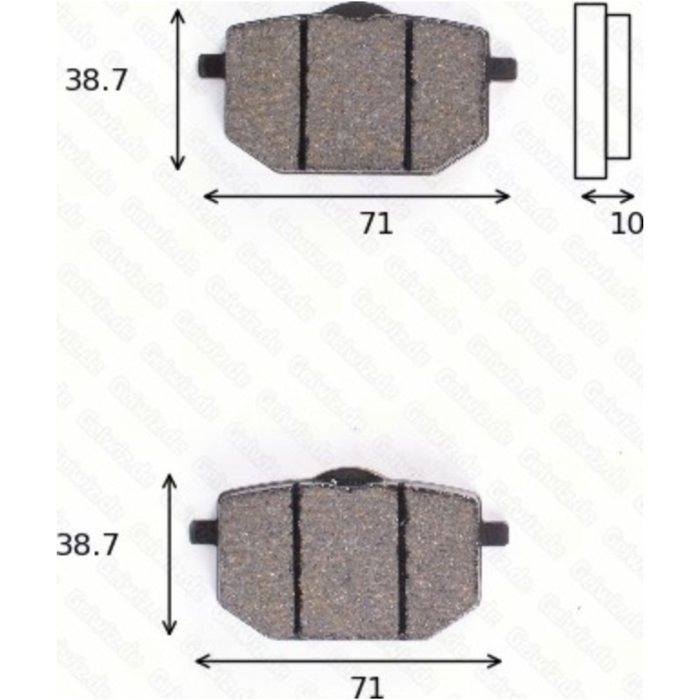 Trw 1091std bremsklötze scheibenbremsbeläge mcb 568 mit abe von TRW