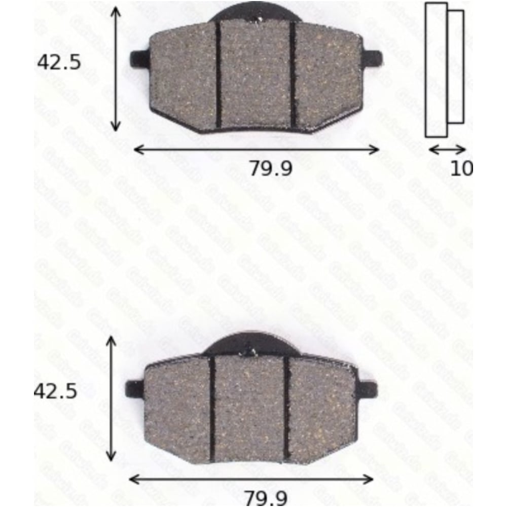 Trw 1110std bremsklötze scheibenbremsbeläge mcb 587 mit abe von TRW