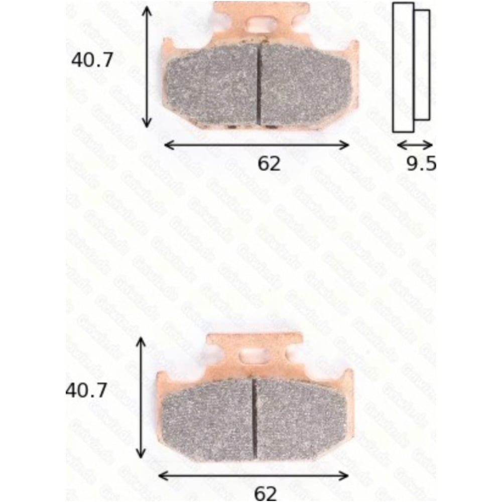 Trw 1141si bremsklötze scheibenbremsbeläge mcb 625 si mit abe von TRW