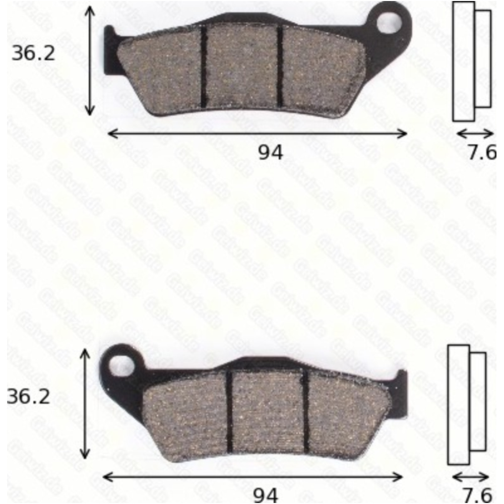 Trw 1156ec bremsklötze scheibenbremsbeläge mcb 648 ec mit abe von TRW