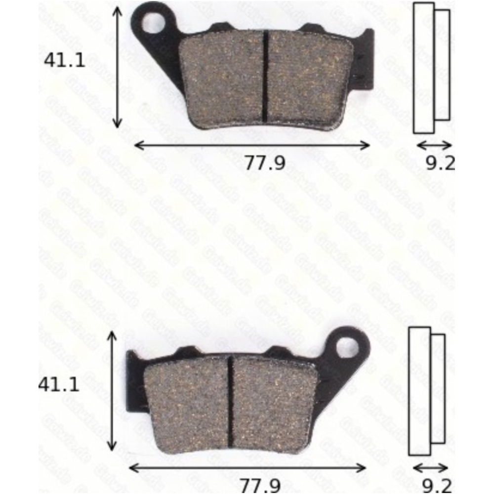 Trw 1176sh bremsklötze scheibenbremsbeläge mcb 672 sh mit abe von TRW