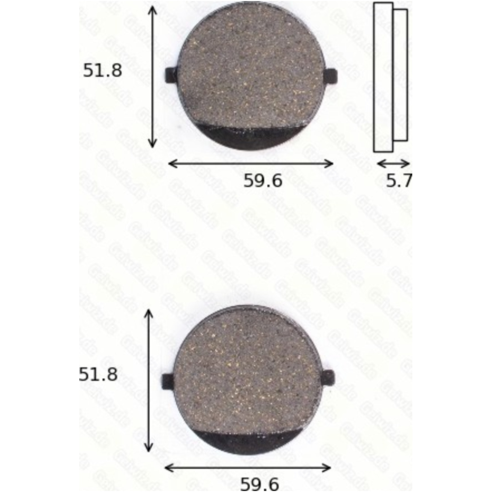 Trw 1179std bremsklötze scheibenbremsbeläge mcb 676 mit abe von TRW