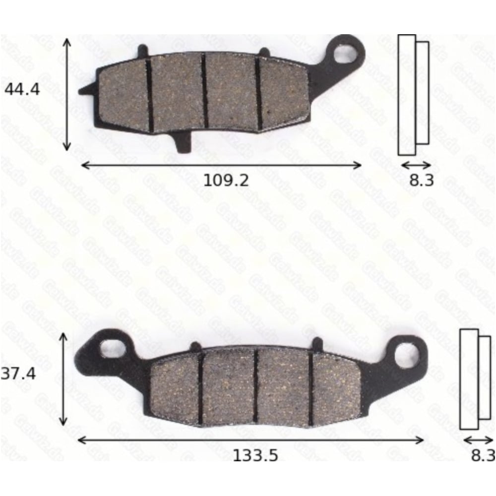 Trw 1184sv bremsklötze scheibenbremsbeläge mcb 681 sv mit abe von TRW