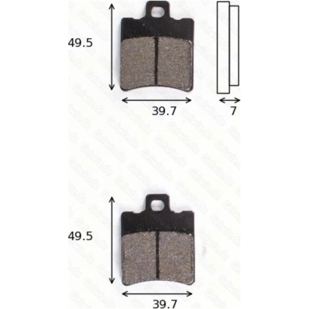 Trw 1198std bremsklötze scheibenbremsbeläge mcb 696 mit abe von TRW