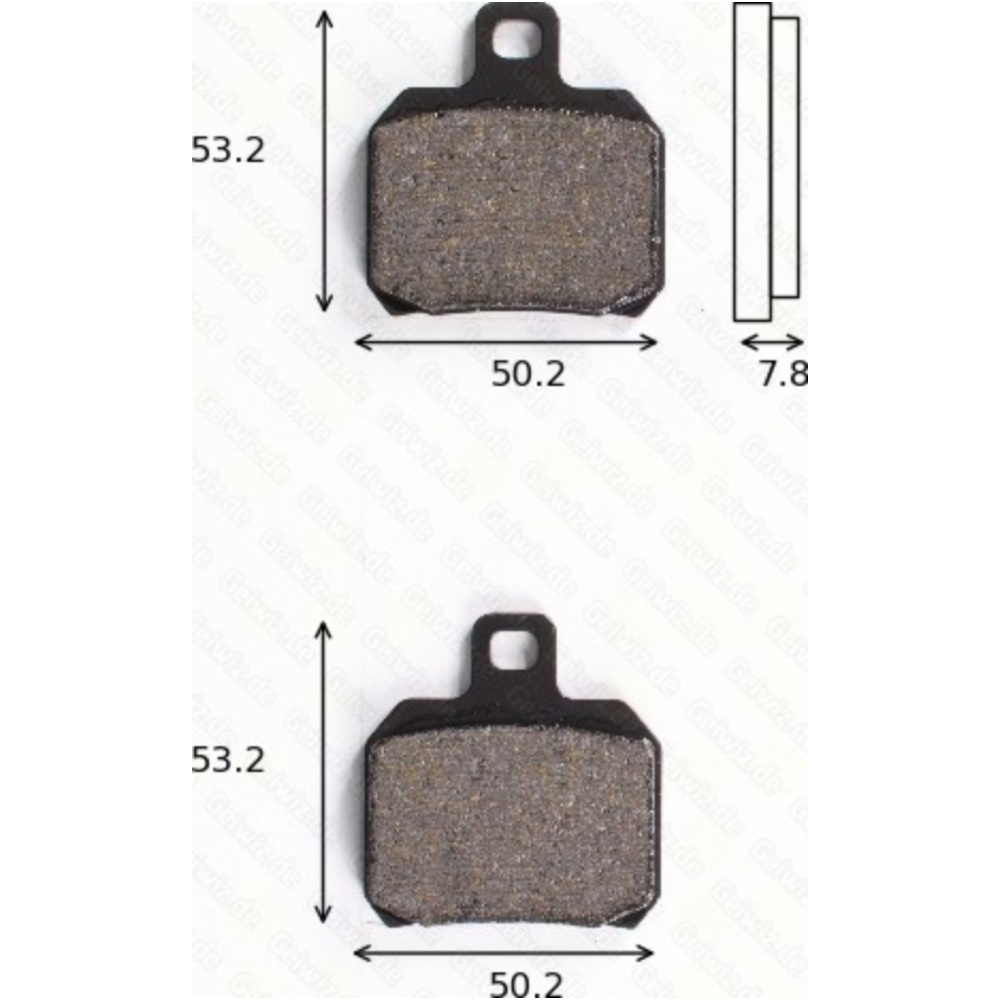 Trw 1202std bremsklötze scheibenbremsbeläge mcb 700 mit abe von TRW