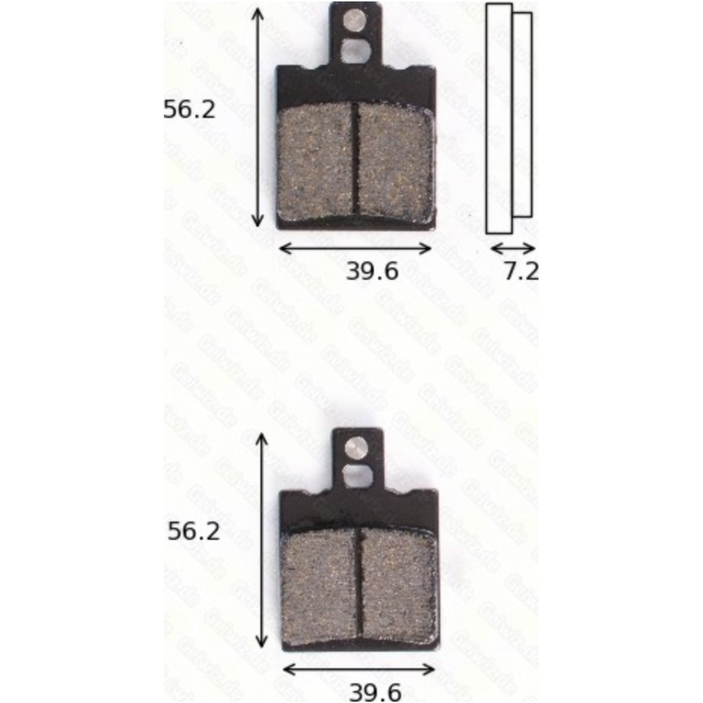 Trw 1275lf bremsklötze scheibenbremsbeläge mcb 775 mit abe von TRW