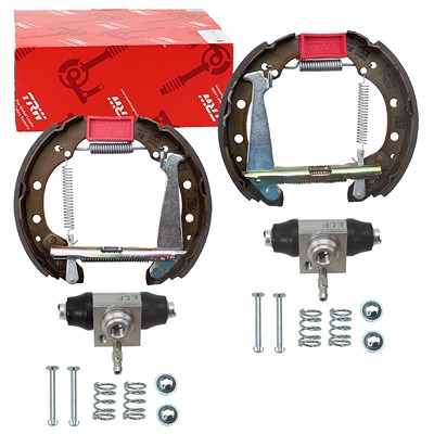 Trw Bremsbacken + Radbremszylinder + Zubehör [Hersteller-Nr. GSK1404] für Audi, Seat, Skoda, VW von TRW