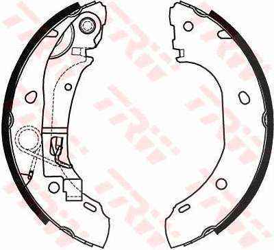 Trw Bremsbackensatz [Hersteller-Nr. GS8472] für Citroën, Fiat, Peugeot von TRW