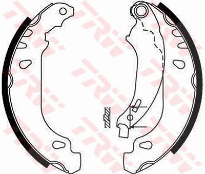 Trw Bremsbackensatz [Hersteller-Nr. GS8669] für Dacia, Renault von TRW