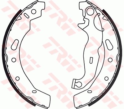 Trw Bremsbackensatz [Hersteller-Nr. GS8787] für Ford, Mazda von TRW