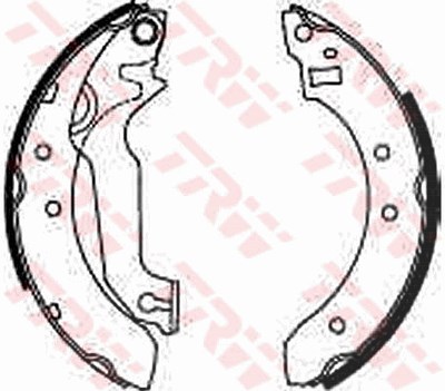 Trw Bremsbackensatz [Hersteller-Nr. GS6227] für Ford von TRW