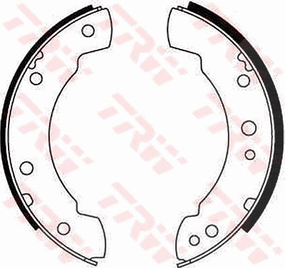 Trw Bremsbackensatz [Hersteller-Nr. GS6140] für Ford von TRW