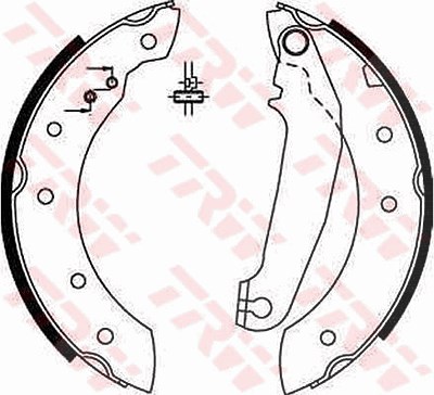 Trw Bremsbackensatz [Hersteller-Nr. GS6233] für Volvo von TRW