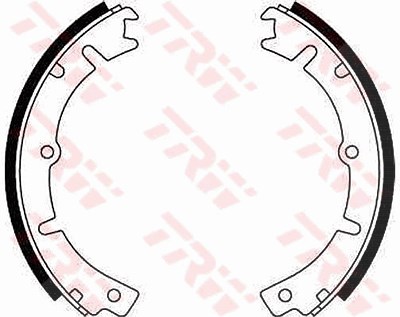 Trw Bremsbackensatz [Hersteller-Nr. GS8011] für Opel von TRW