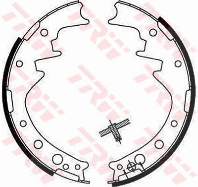 Trw Bremsbackensatz [Hersteller-Nr. GS8170] für BMW, Daihatsu, Renault, Talbot, Toyota, VW von TRW