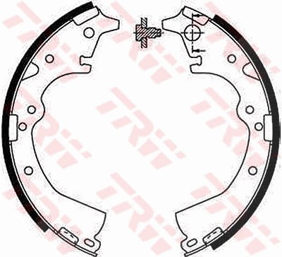 Trw Bremsbackensatz [Hersteller-Nr. GS8184] für Toyota von TRW