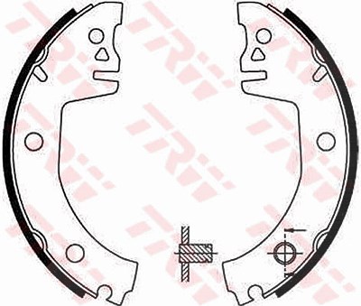 Trw Bremsbackensatz [Hersteller-Nr. GS8300] für Skoda von TRW