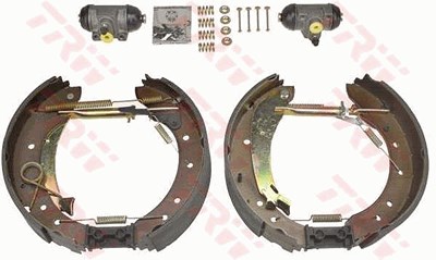 Trw Bremsbackensatz [Hersteller-Nr. GSK1221] für Citroën, Fiat, Peugeot von TRW