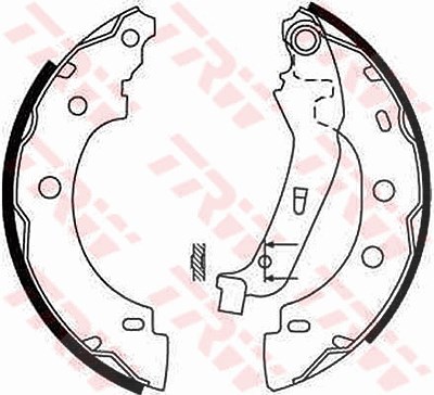 Trw Bremsbackensatz [Hersteller-Nr. GS8650] für Nissan, Renault von TRW